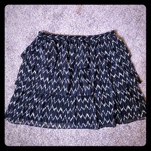 Gap 3 Tiered Mini Skirt